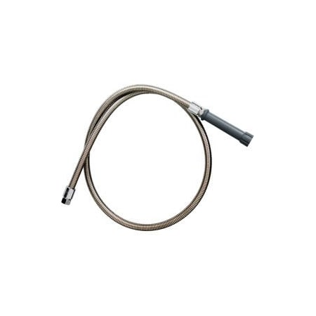 T&S Brass T&S Brass B-0068-H Flexible Stainless Steel Hose, For Prerinse Over Head Swivel Goosenecks 68" B-0068-H